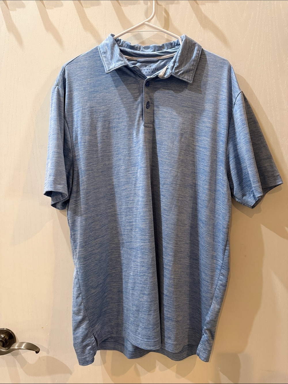 Men's Rorie Whelan Golf Light Blue Polo Shirt